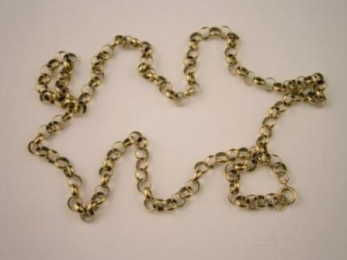 A fancy link necklace