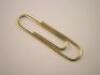 A 9ct gold paperclip