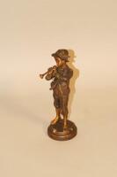 A late 19thC Spelter figure of a boy