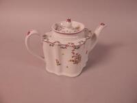 A Newhall porcelain teapot and cover