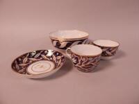 Four items of Newhall porcelain