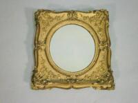 A 19thC gilt gesso wall mirror