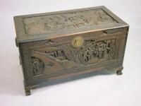 A Chinese campherwood chest