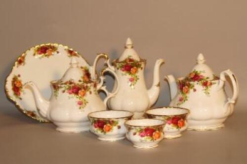 A Royal Albert 'Old Country Roses' teaset