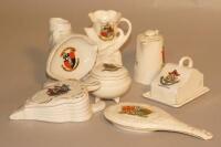 A selection of crested ware