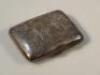 A George V silver cigarette case