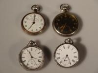 Four pocket watches