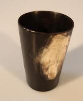 A small horn beaker