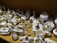 A collection of crested ware