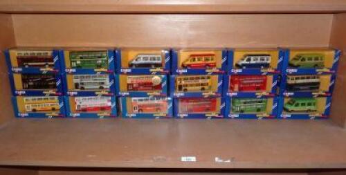 A collect of eighteen assorted Corgi boxed vehicles