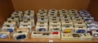 A collection of Lledo die-cast boxed advertising vehicles.