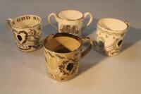 A Wells Cathedral commemorative two handled mug