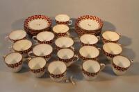 A late 19thC part tea service