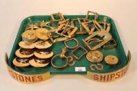 Various brass buckles