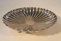 An Elkington silver plated scalloped dish