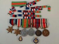 A WWII and later medal group to Derek J. Daniels