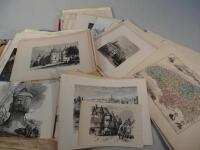 Over 660 mainly C19th book illustrations of France