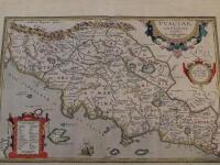 Antiquarian map of Tuscany