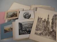 Over 280 mainly C19th book illustrations of Germany