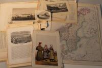 Over 120 mainly C19th book illustrations of Scandinavia