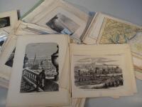 Over 650 mainly C19th book illustrations of U.S.A