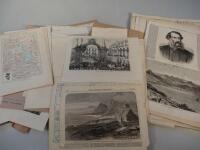 Over 170 mainly C19th book illustrations of South and Central America and Atlantic Islands