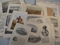 Over 160 mainly C19th book illustrations of South