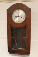 A 1930's Enfield Art Deco style wall clock