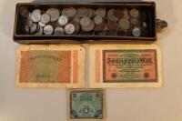 Various pre-decimal and foreign coins