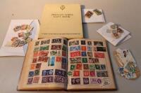 A stamp album of British and Commonwealth stamps