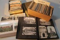 A large quantity of postcards