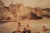 After Sir William Russell Flint. Coloured print