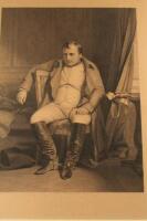 A 19thC steel engraving of Napoleon Bonaparte