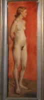 Anonymous (20thC school) study of a young nude woman