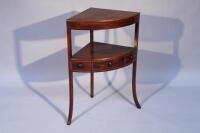 A George III corner washstand