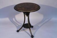 A late 19thC Gothic revival occasional table