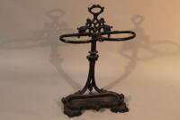 A 19thC cast iron walking stick stand