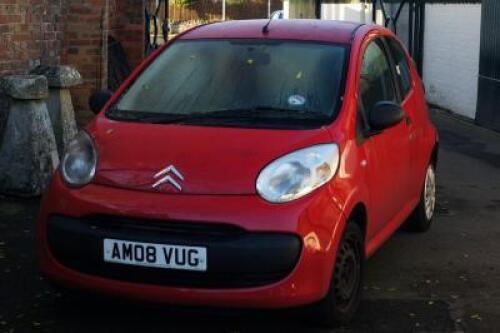 A Citroen C1 Vibe 3 door hatchback car