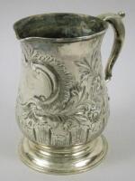 A George II silver jug