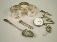 Various items of silver etc.