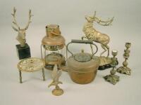 A quantity of metalware