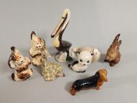 Various animal ornaments