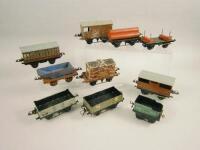 Various items of Hornby and other 0 gauge wagons carriages etc.