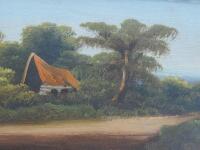 Late 19th/early 20thC School. Landscape with cottage