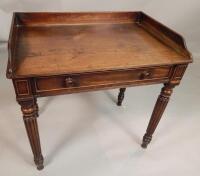 A George IV mahogany side table