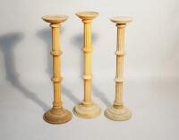 Three beech plant stands