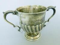 An Edwardian silver two handled cup