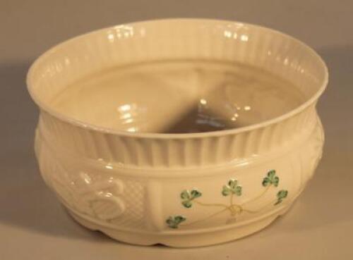 A 20thC Belleek bowl