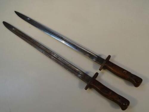 Two British 1907 pattern bayonets by Sanderson