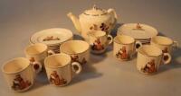 A Beswick Walt Disney transfer printed child's tea set.